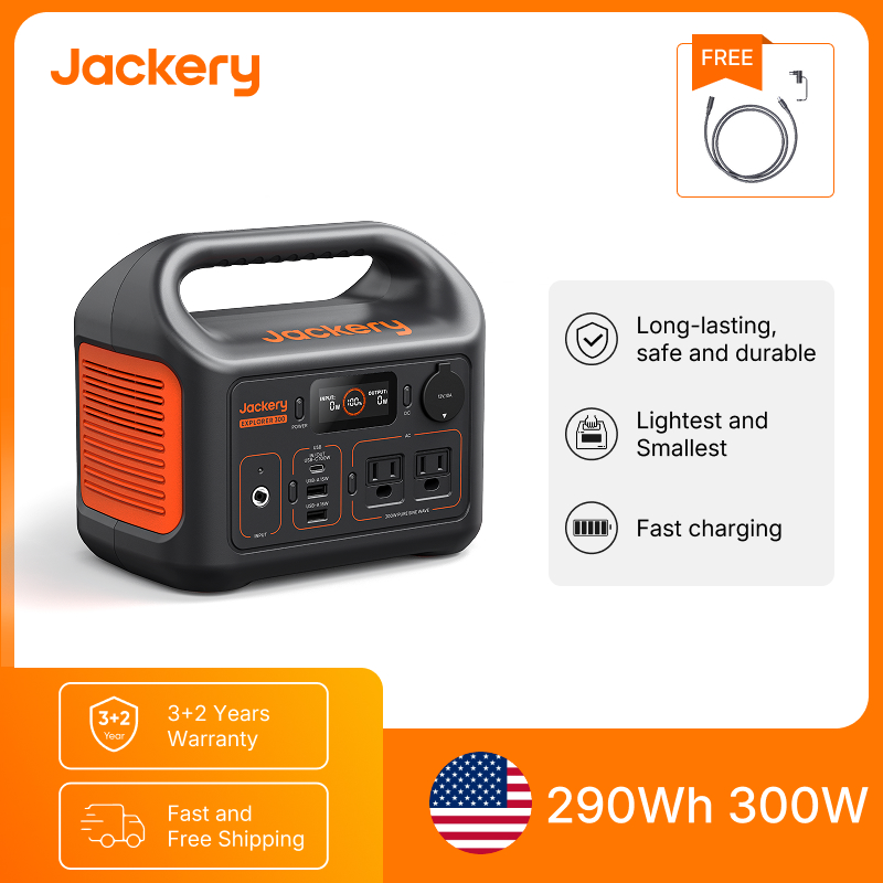 Outdoor Powerwall - Jackery Portable Power Station Explorer 300New