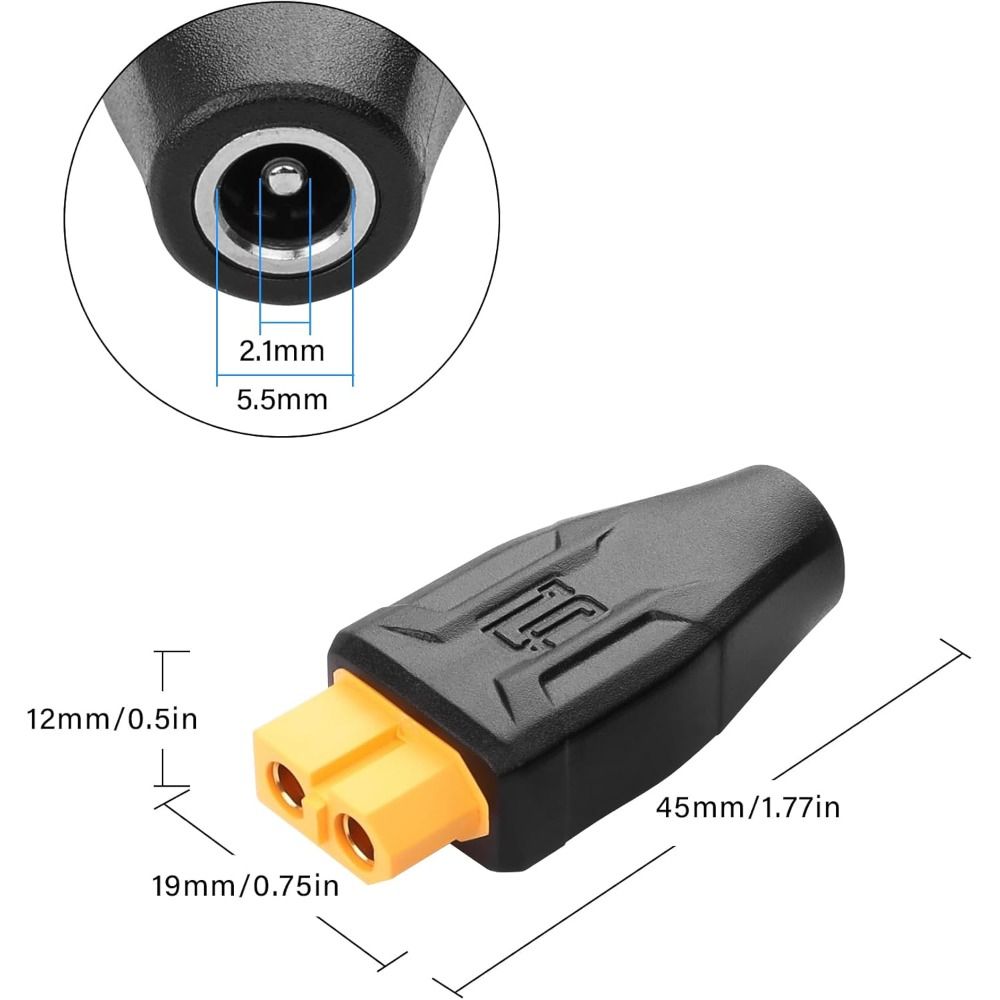 5525 7450 USB C to XT60 Adapte - Outdoor Power Adapter Usb recension och pris