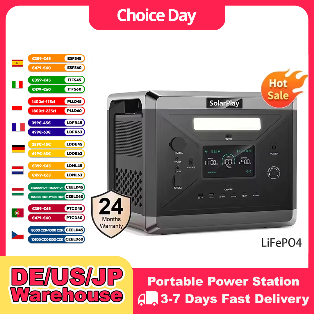SOLARPLAY Portable Power Stati - Outdoor Powerwall recension och pris