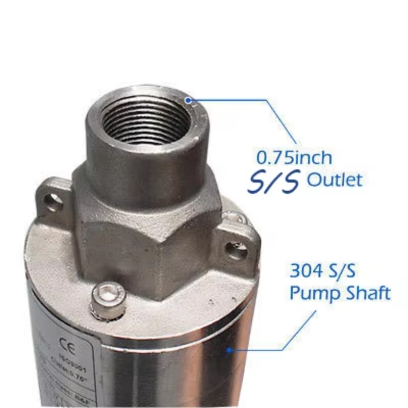 Dc High Pressure 48v 120m Deep - Water Pump Submersible recension och pris