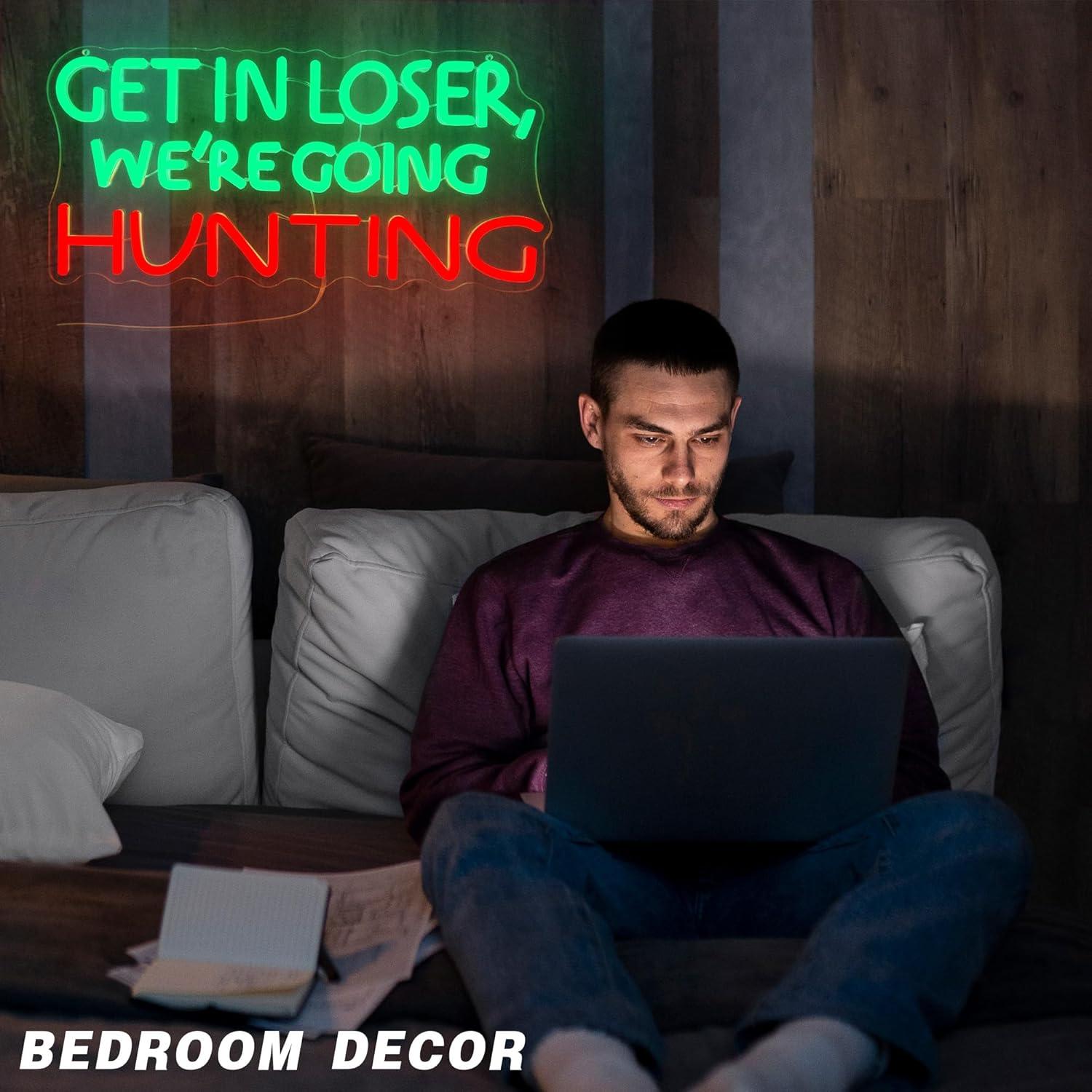 Funny Hunting Neon Sign LED Li - Outdoor Powerwall recension och pris