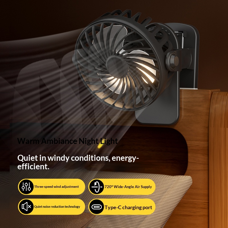 Personal Clip Fan 720 Swivel H - Outdoor Power Timer recension och pris