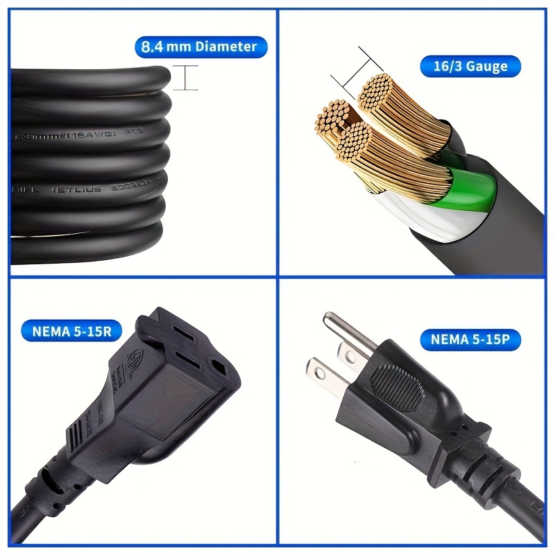 U.S. Standard Outdoor Extensio - Outdoor Power Outlet Extension recension och pris