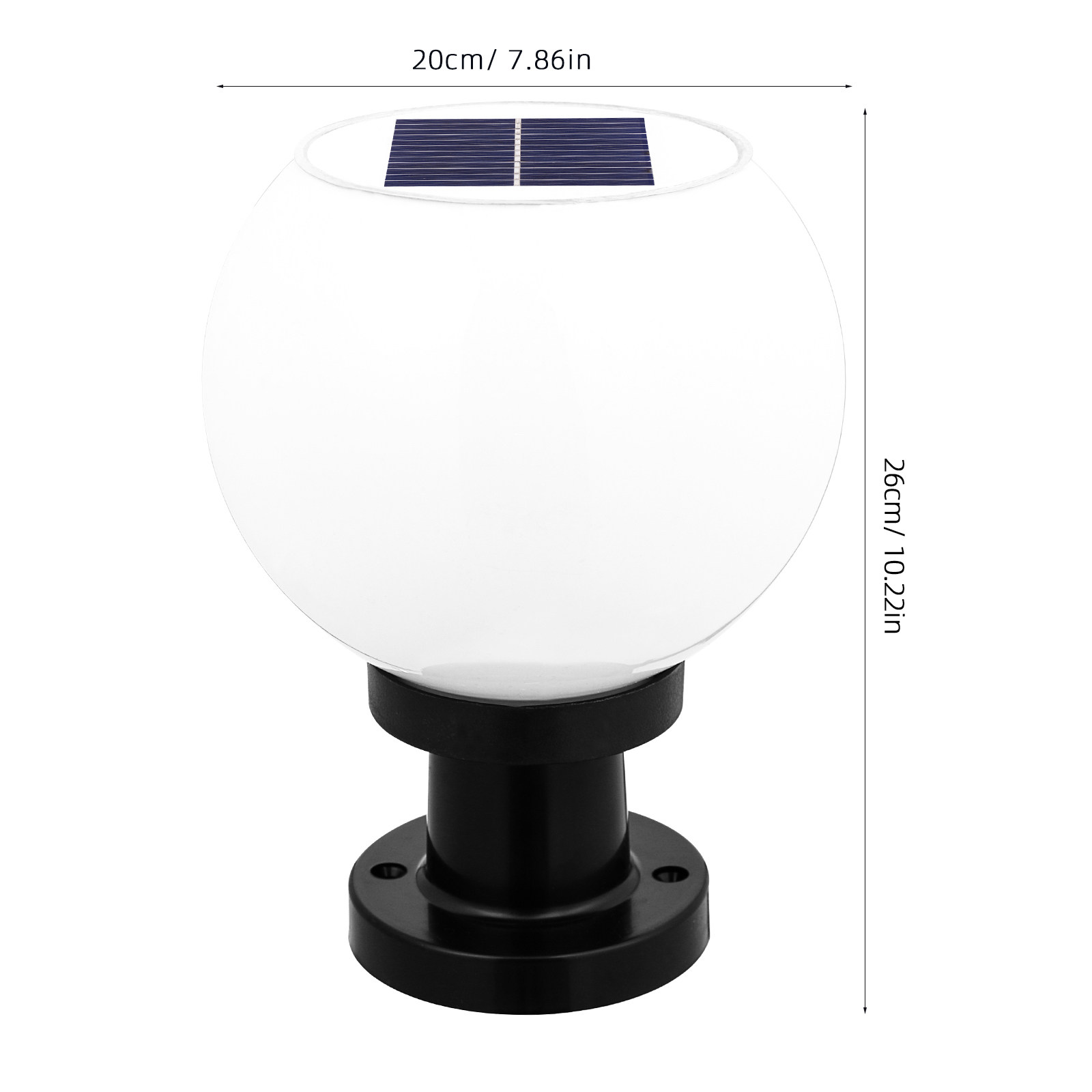 1 Solar Powered Round LED Wall - Outdoor Powerwall recension och pris