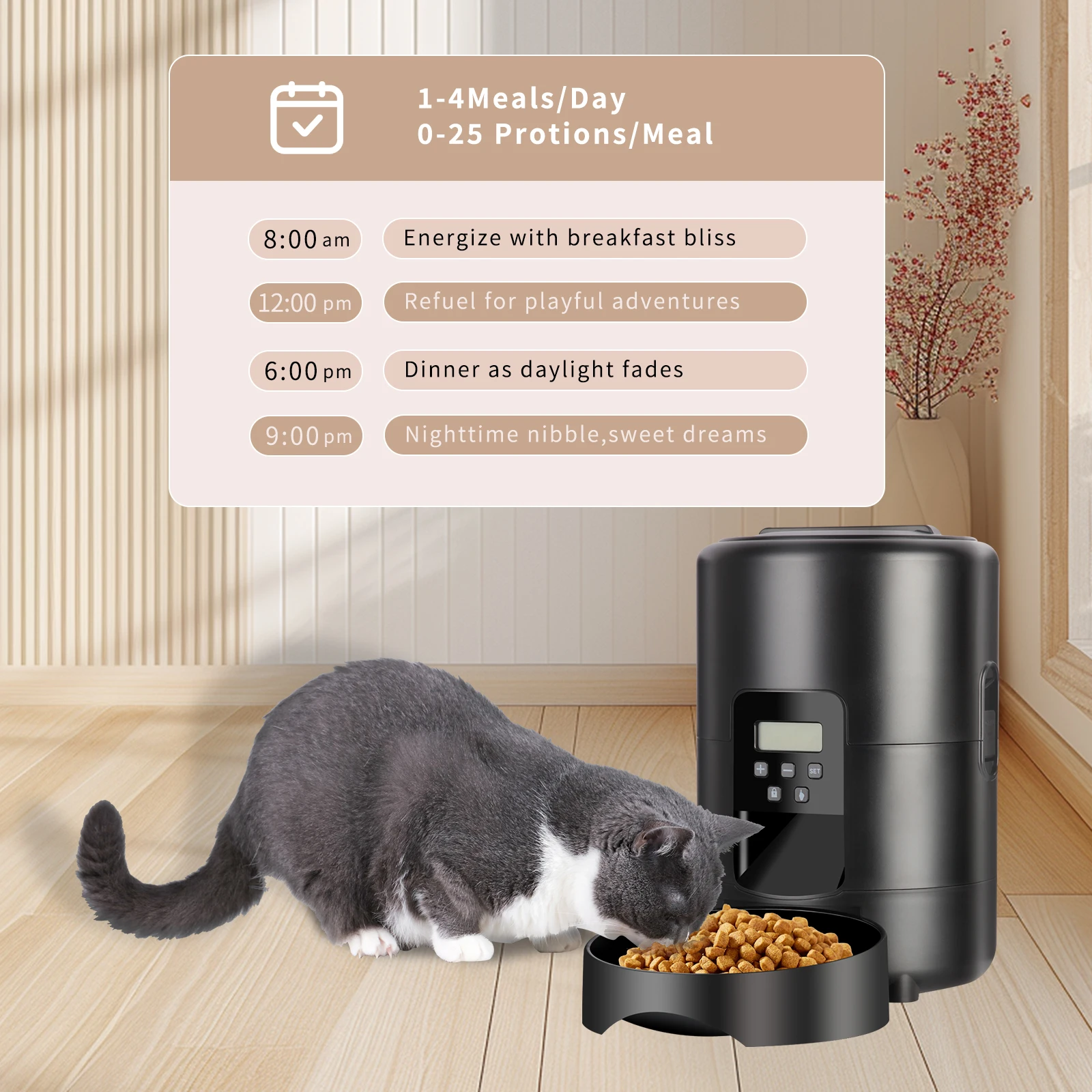 2L APP Control Automatic Pet F - Outdoor Power Adapter Usb recension och pris
