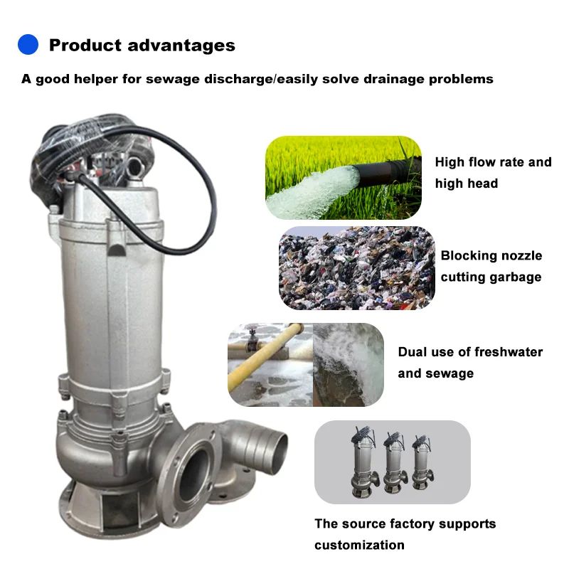 Wholesale Stainless Steel Non- - Water Pump Submersible recension och pris