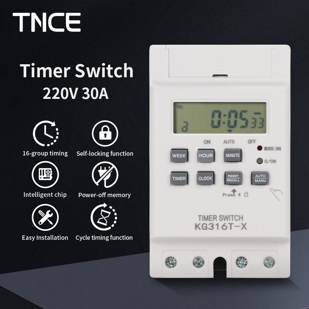 TNCE 30A Time Control Switch 2 - Outdoor Power Timer recension och pris