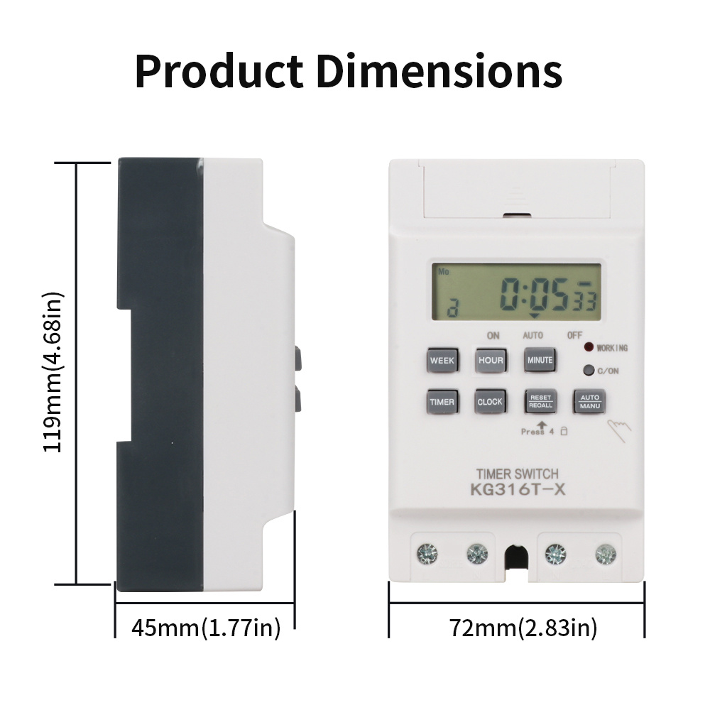 TNCE 30A Time Control Switch 2 - Outdoor Power Timer recension och pris