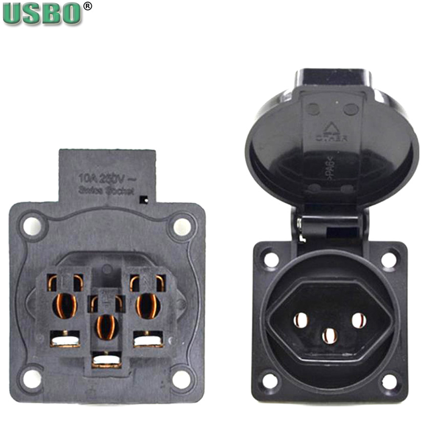 1Pcs Brazil Switzerland Waterp - Outdoor Power Outlet Extension recension och pris