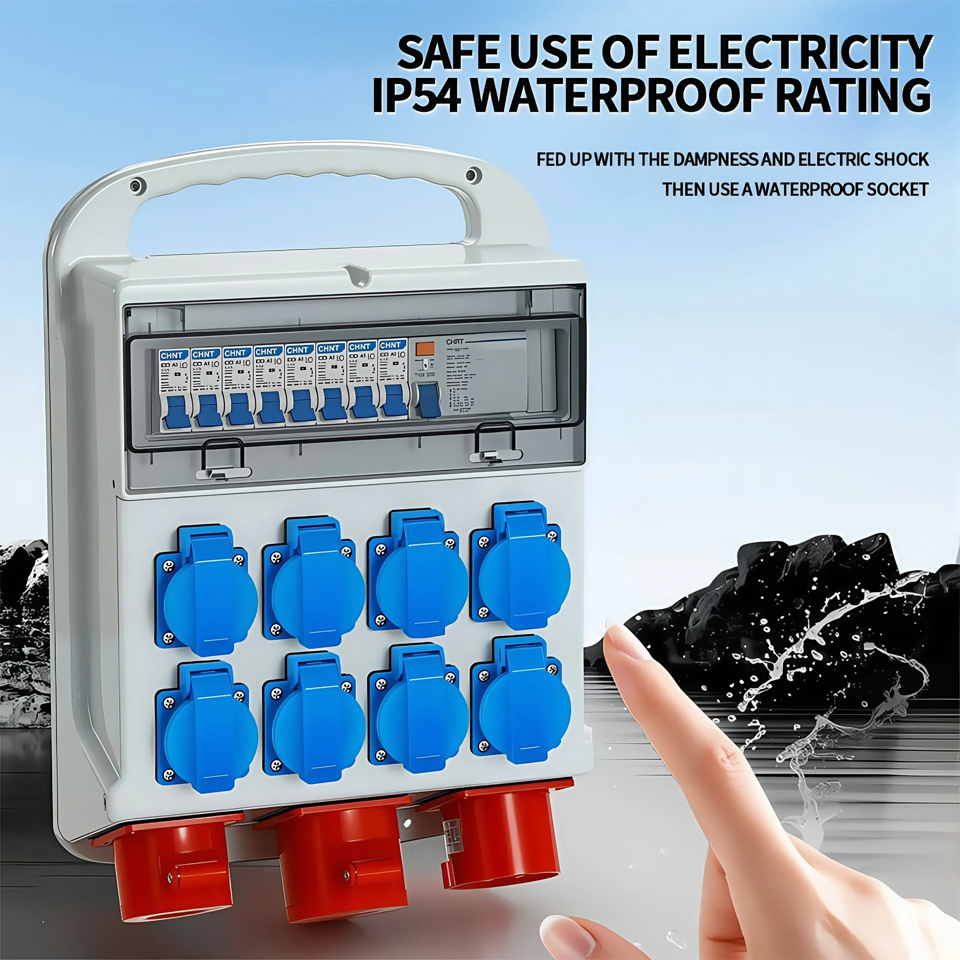IP54 16A Waterproof Industrial - Outdoor Power Solutions recension och pris