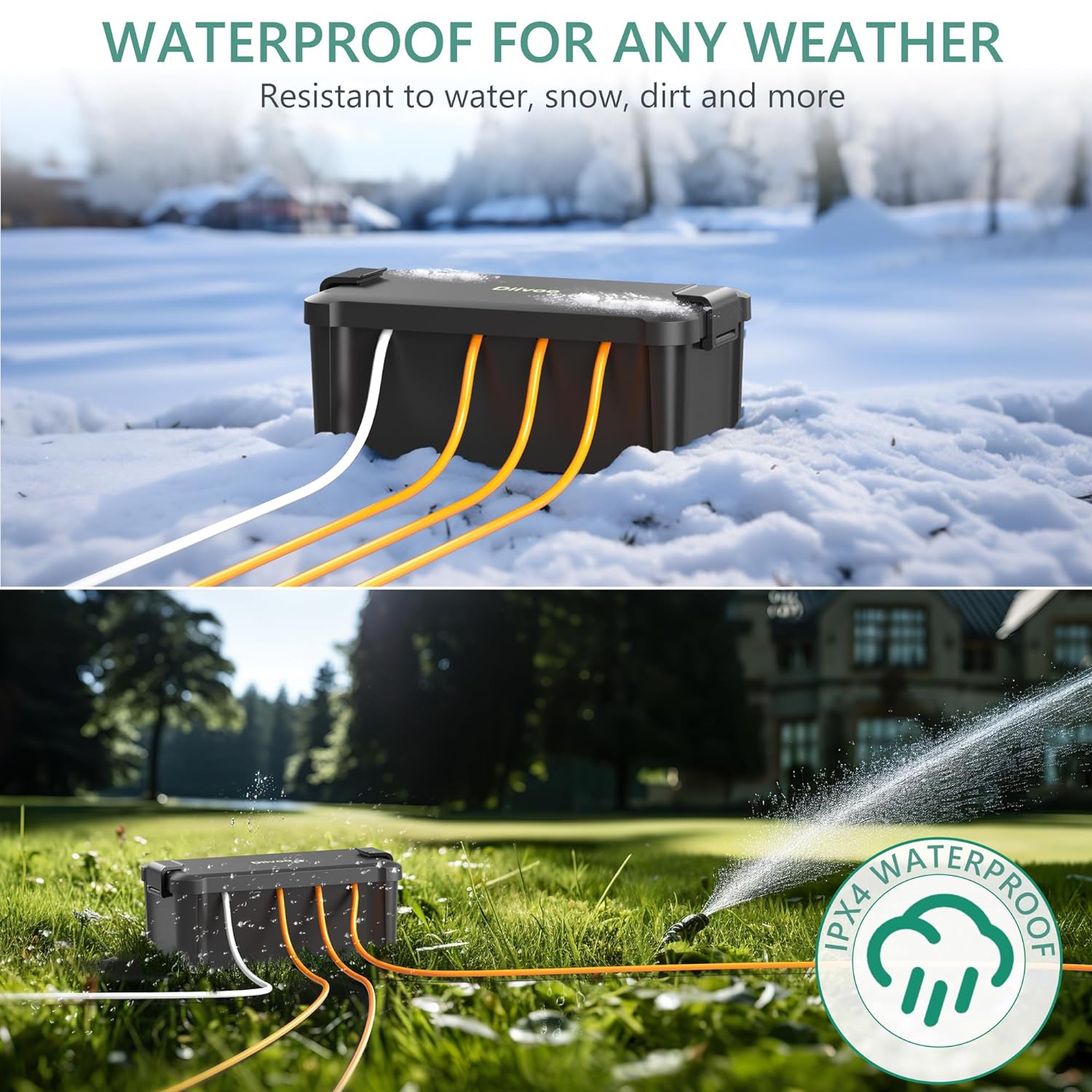 Diivoo Outdoor Waterproof Elec - Outdoor Power Timer recension och pris