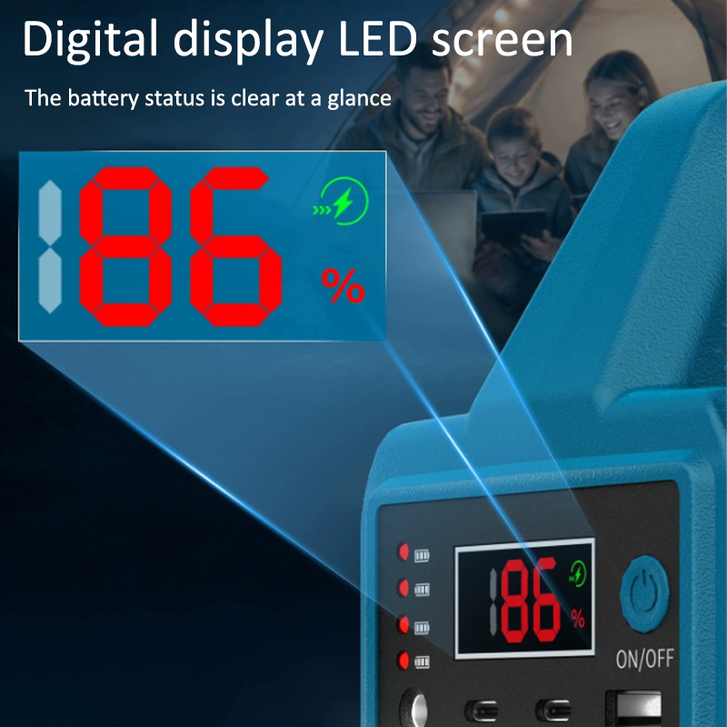 600W Lithium Battery Inverter  - Outdoor Power Adapter Usb recension och pris