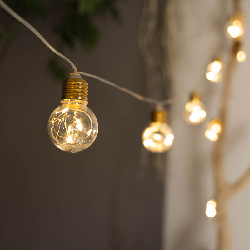 4M 10Bulbs Patio String Light  - Outdoor Power Adapter Usb recension och pris