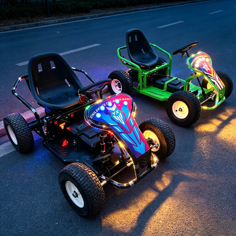 Kids Electric Go Kart, Battery - Outdoor Power Wheels recension och pris