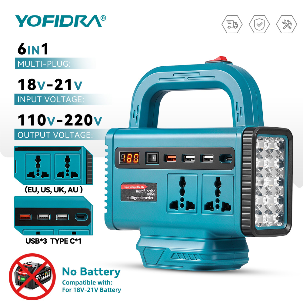 YOFIDRA 220V Portable Power In - Outdoor Powerwall recension och pris