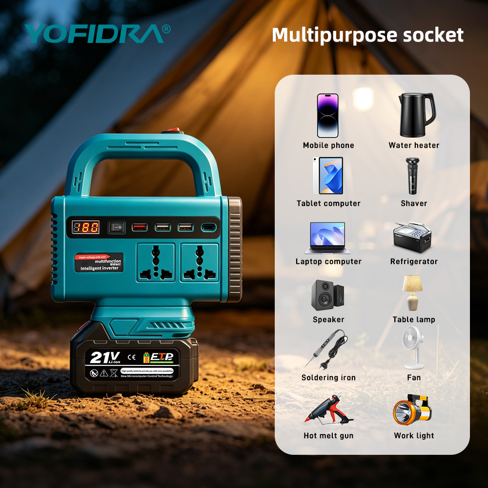 YOFIDRA 220V Portable Power In - Outdoor Powerwall recension och pris
