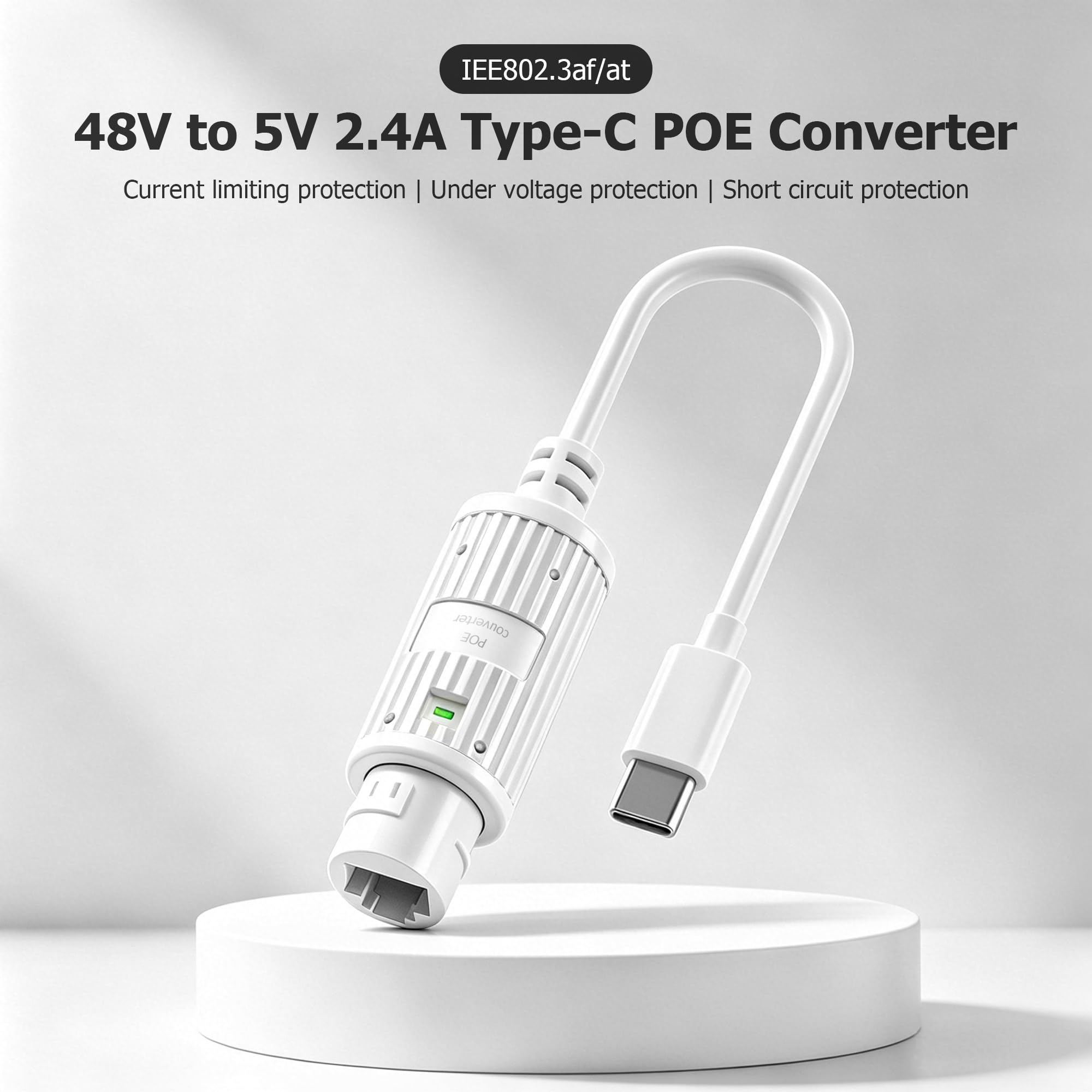 POE to USB-C Power Converter O - Outdoor Power Adapter Usb recension och pris