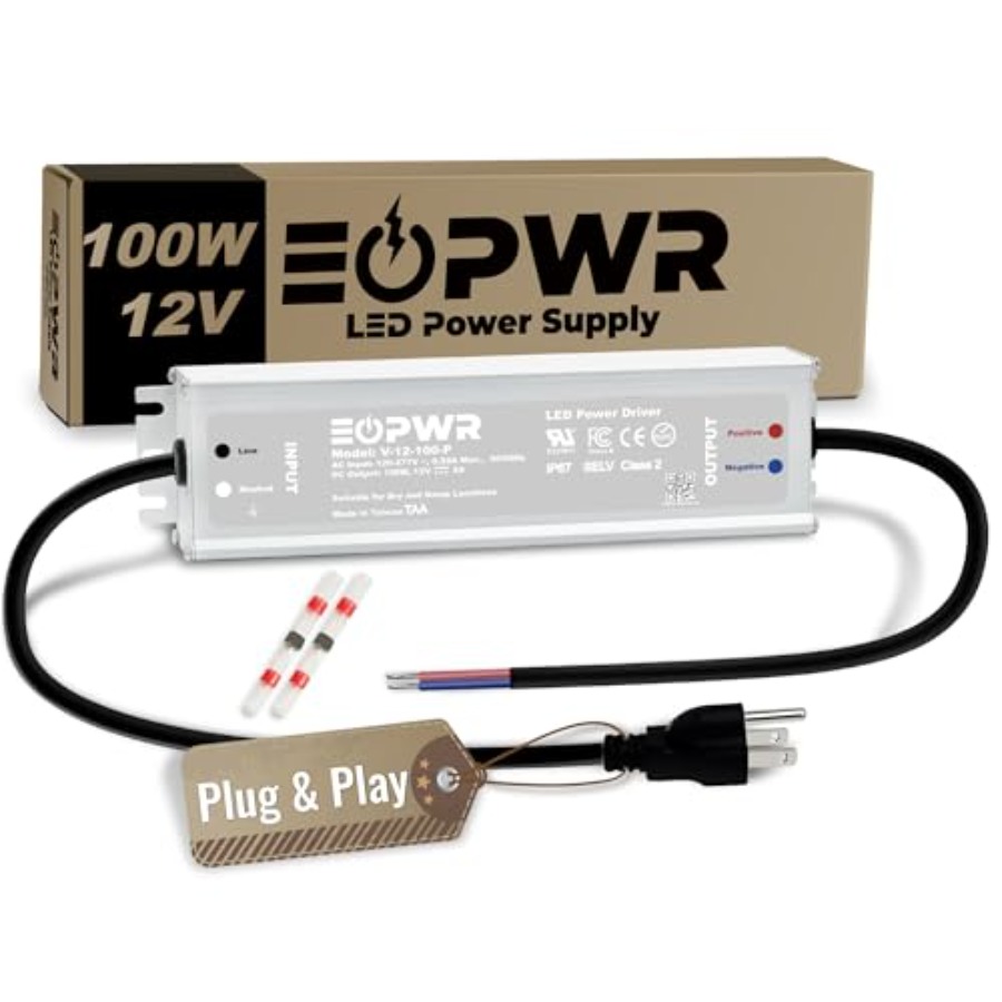 LED Driver Waterproof IP67 Pow - Outdoor Power Plug recension och pris