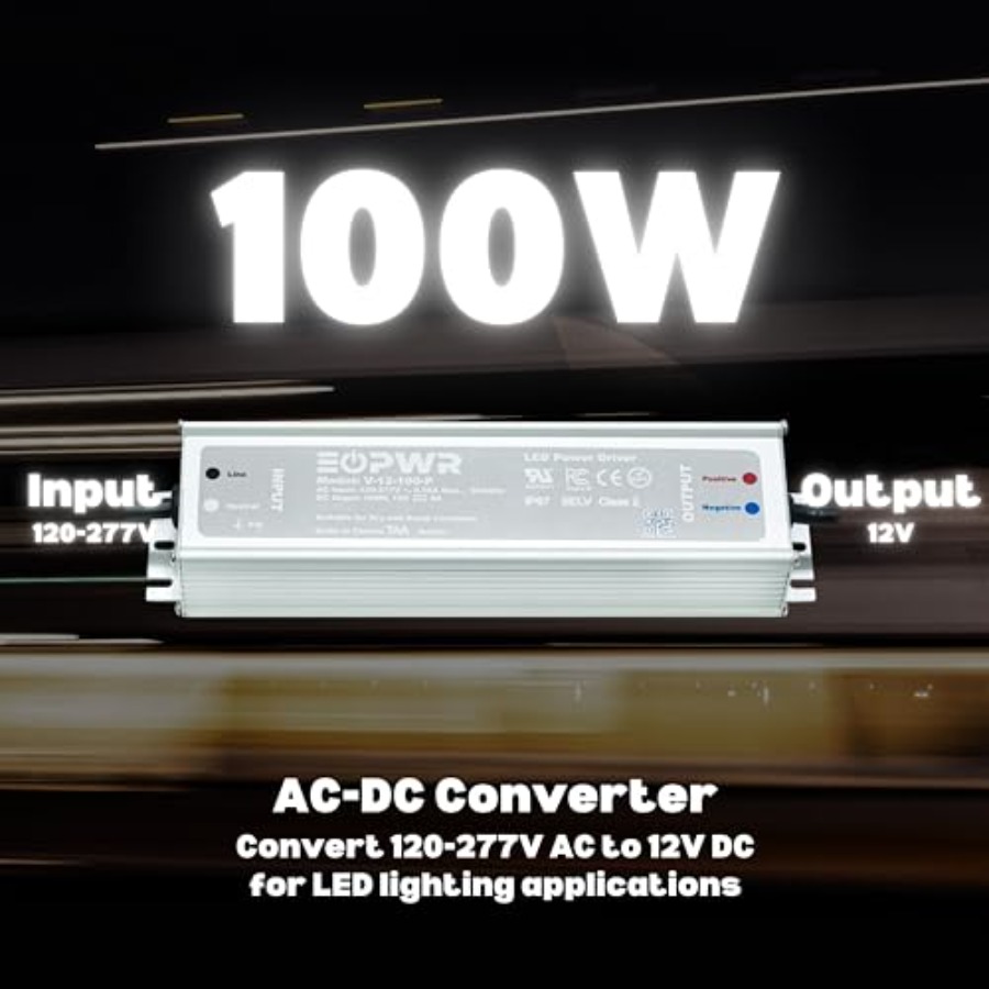 LED Driver Waterproof IP67 Pow - Outdoor Power Plug recension och pris