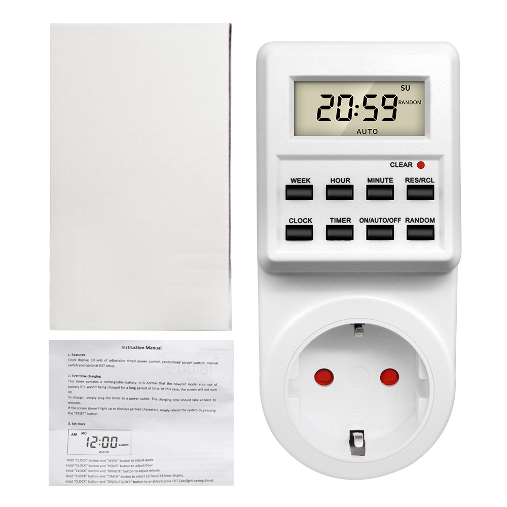 TM03 Digital Timer Switch Sock - Outdoor Power Timer recension och pris
