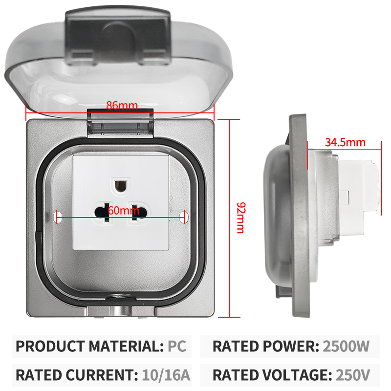 IP65 Waterproof Outdoor Socket - Outdoor Powerwall recension och pris