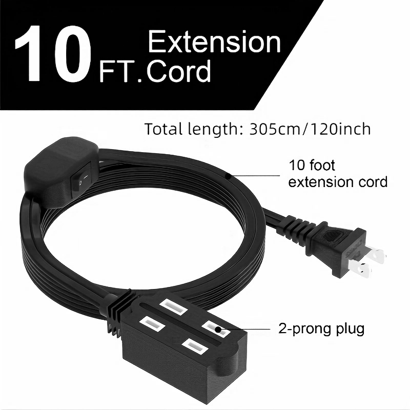10FT Outdoor Extension Cord He - Outdoor Power Outlet Extension recension och pris