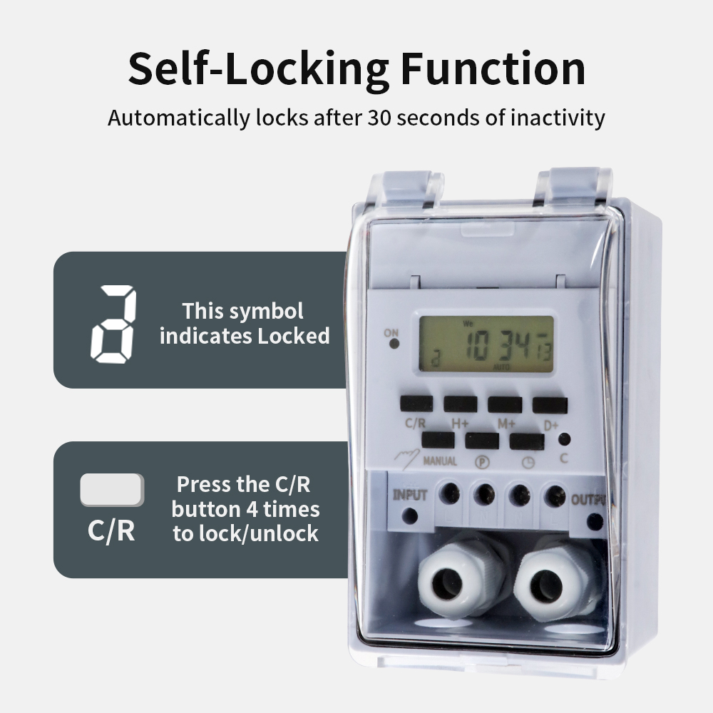 TNCE 30A Timer Switch, Waterpr - Outdoor Power Timer recension och pris