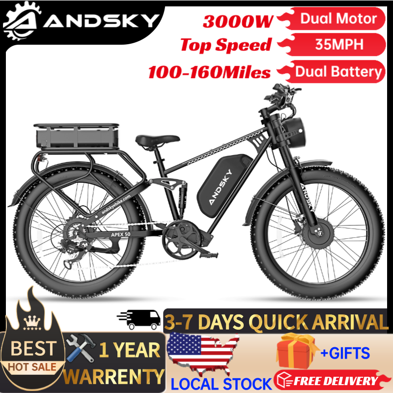 ANDSKY Apex50 AWD Electric Bik - Outdoor Power Wheels recension och pris