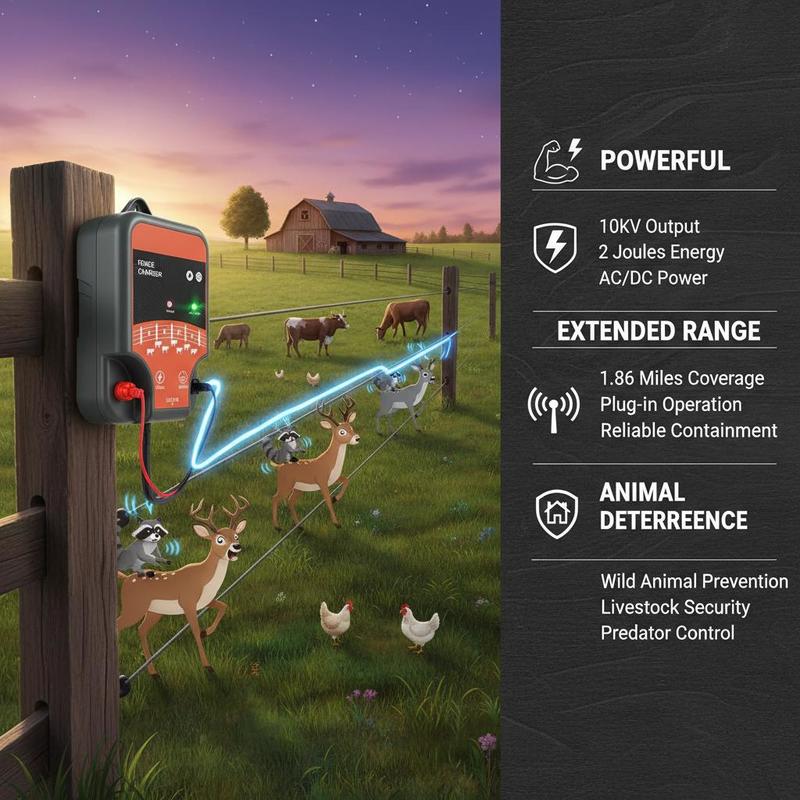 Livestock Energizer 10kV 2J Fo - Outdoor Power Plug recension och pris
